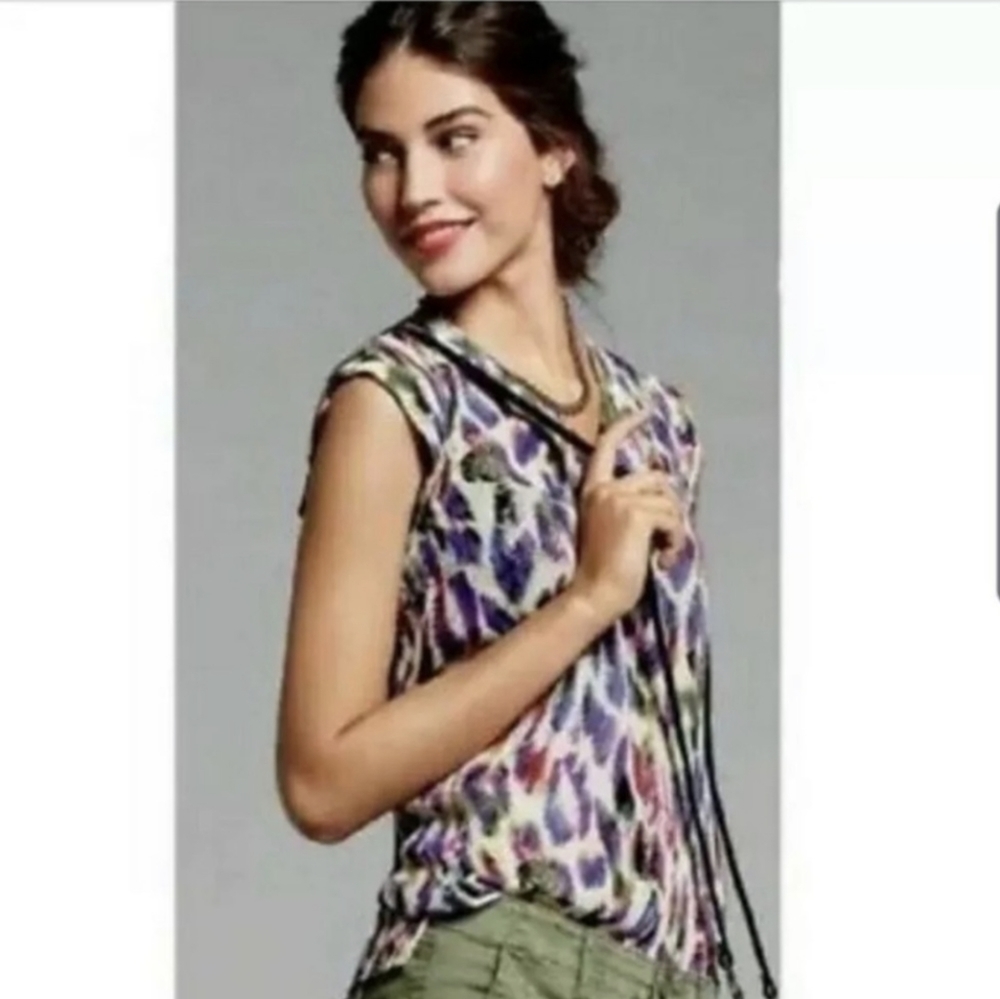 EUC✨ CABI women's medium colorful blouse - Picture 8 of 10